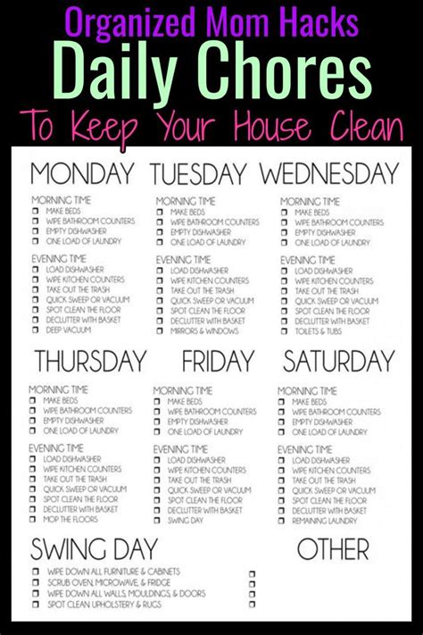 13 Habits Of Super Organized Moms Organized Mom Clean House Daily