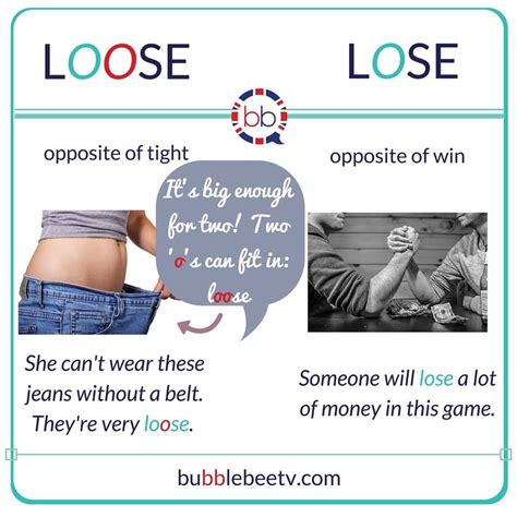 Loose Or Lose Loose Versus Lose Whats The Difference Between Loose