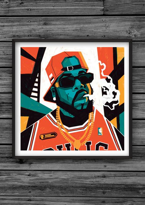 Hip Hop Head Prints By Dale Edwin Murray