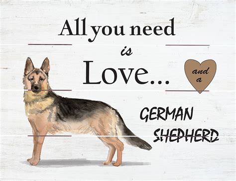 Love And German Shepherd Beechdale Frames