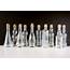 Decorative Clear Glass Bottles With Corks 5 Tall Set Of 10 
