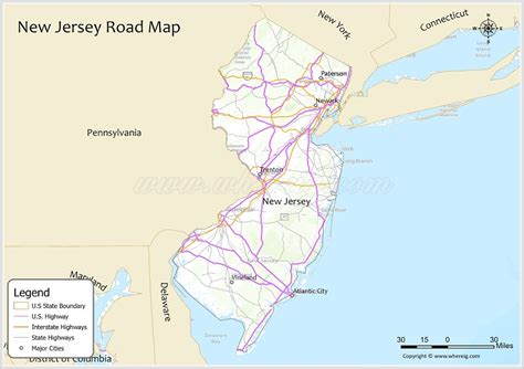 New Jersey Highway Map