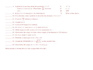 Stephen lange » precalculus worksheets. Precalculus, Droodle Review Sheet 10th - 12th Grade ...