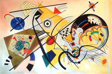 I assumed that it was a lithograph but i fund out that it is an actual watercolor painting. 634691480649131835-kandinsky-transverse-line-copy.jpg 700×468 pixels | Painters&Designers ...