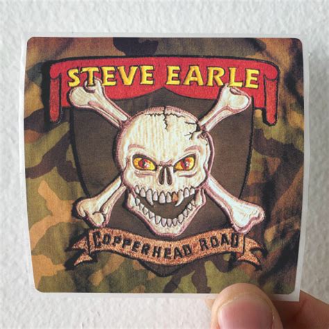 Steve Earle Copperhead Road Album Cover Sticker