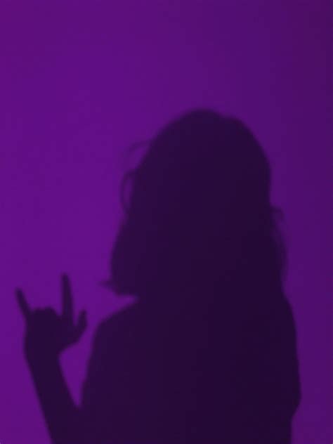 Shadow Girl Violet Aesthetic Girl Shadow Dark Purple Aesthetic