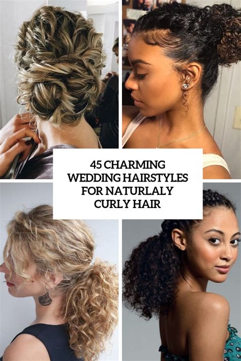 29 Charming Brides Wedding Hairstyles For Naturally Curly