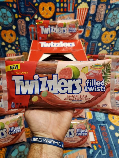 Twizzlers Filled Twists Tropical Blast Pink Guava And Paradise Etsy