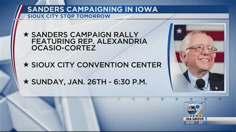 Sanders Campaigning In Iowa Youtube