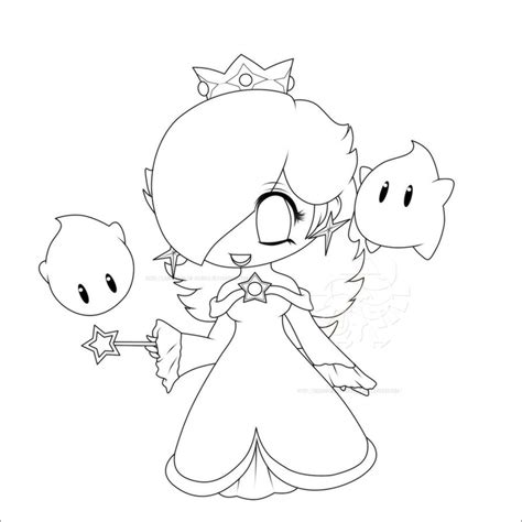 Rosalina was the last one to arrive, floating down from the sky like wow rosalina i never realized what a big baby you were. daisy snorted. Baby Princess Rosalina Coloring Pages | BubaKids.com