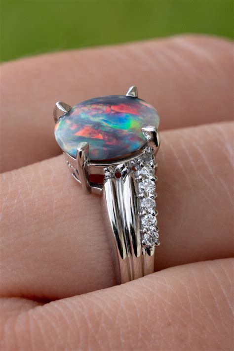 Opal Rings Diamonds By Raymond Lee