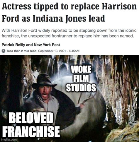 Indiana Jones Female Replacement Boulder Escape Imgflip