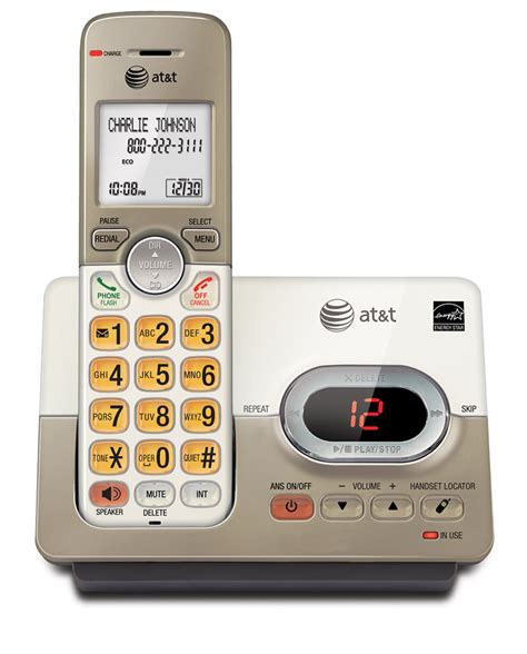 Atandt 3 Handset Answering System Telephone Department Store