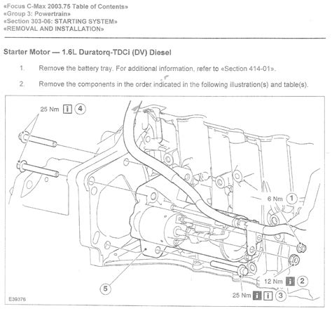 Ford Focus Starter Motor Location Qanda Guide Justanswer