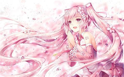 Sakura Miku Wallpapers Wallpaper Cave