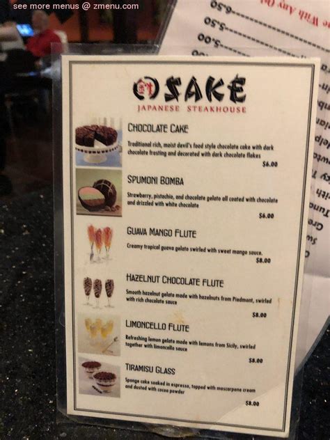 Online Menu Of Sake Japanese Steak House Restaurant Glen Burnie Maryland 21061 Zmenu