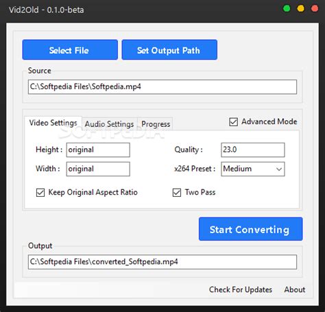 Thank you to all ! Download Vid2Old - H.265 to H.264 Converter 0.4.0 Beta