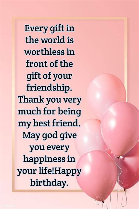 Quotes Birthday Wishes For Best Friend Female