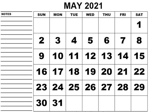 May 2021 Calendar Us Federal And Public Holidays One Platform For