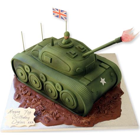 After much deliberation i decided on cupcakes. Tank Cake | Birthday Cakes | The Cake Store | Tank cake ...