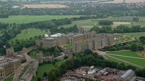 Aerial View Of Windsor Castle