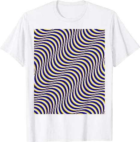 Amazon Com Optical Illusion Shirt Novelty Trippy T Shirt Clothing