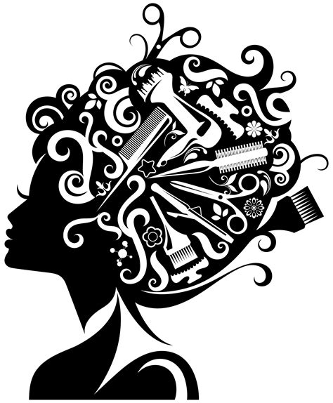 Free Hair Salon Clipart Black And White Download Free Hair Salon