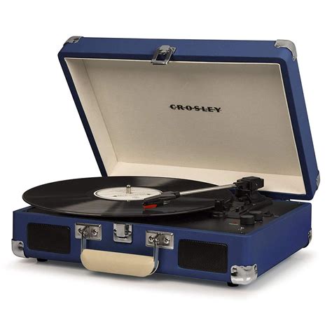 Portable Stereo Record Player Turntable In Hawaiian Blue Elvis Presley