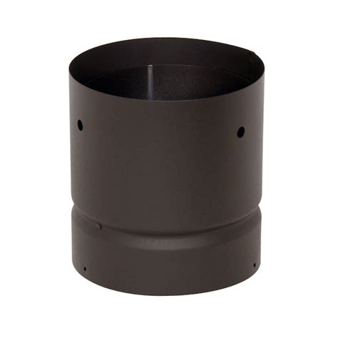 Supervent 8125 In X 8125 In Black Stainless Steel Stove Pipe Adapter