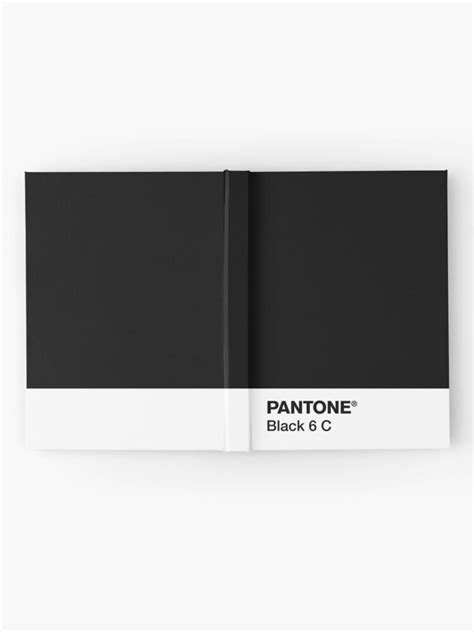 Pantone Black 6 C Hardcover Journal By Camboa Redbubble