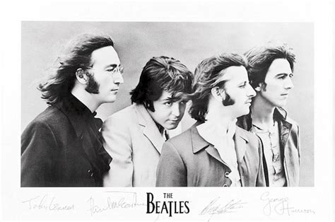 Beatles Signatures Poster The Grooveyard