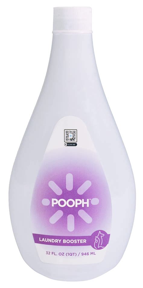 POOPH Pet Laundry Booster Additive, 32 FL Oz Bottle (16 Loads