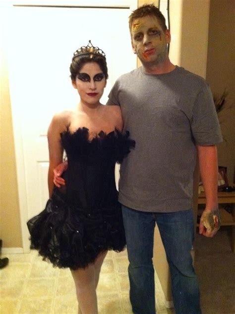 Couples Costume Black Swan And Zombie Not Fully Complete Costume