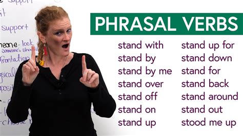 Learn 14 Phrasal Verbs With “stand” Stand For Stand Out Stand Down