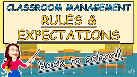 Classroom Management Rules And Expectations Positive Discipline Esl