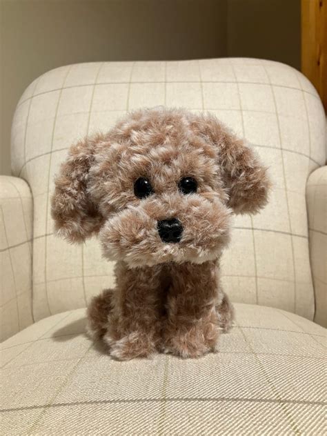 Knitted Cockapoo Teddy Etsy
