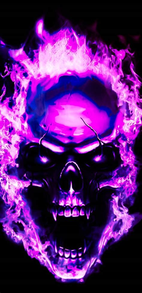 Purple Skull Wallpapers 4k Hd Purple Skull Backgrounds On Wallpaperbat