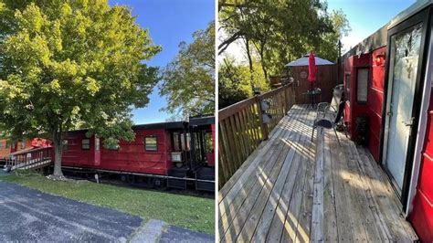 All Aboard A Converted Caboose Rolls Onto The Market In Wisconsin