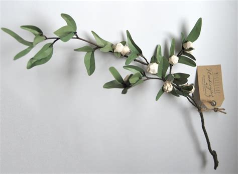 Sprig Of Paper Mistletoe Made By Hand