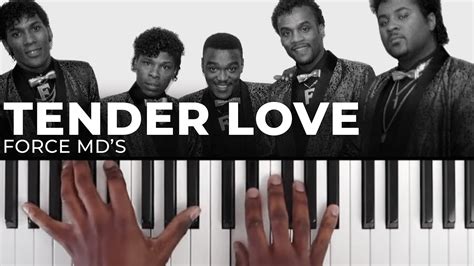 How To Play Tender Love By Force Md S Piano Tutorial 80s Randb Soul Youtube