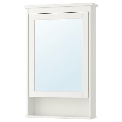 Hemnes Mirror Cabinet With 1 Door White 2434x614x3858 Ikea