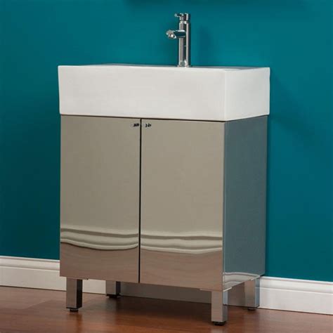 Cheap , buy quality directly from china suppliers:new design luxury bathroom vanity stainless steel bathroom cabinet op14 020 enjoy free shipping worldwide! 24" Showcase Series Stainless Steel Vanity - Polished ...