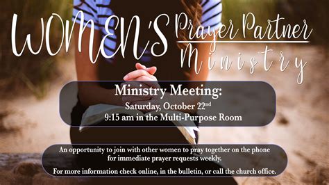 women s prayer partner ministry meeting morningstar christian chapel
