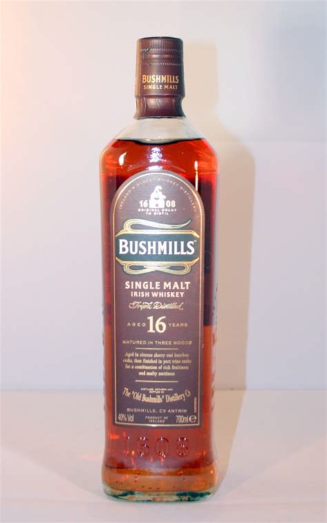 Bushmills 16 Year Old Single Malt Irish Whiskey Diceys Off Licence