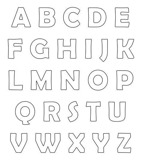 Block Letter Font Alphabet Template Images Printable Block Letters Images And Photos Finder