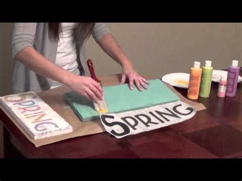 Diy fence board joy sign. DIY Home Decor Distressed Painted Sign - YouTube