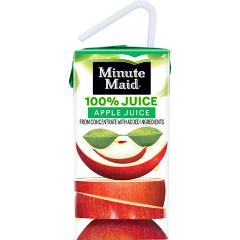 Minute Maid Apple Juice Carton 6 Fl Oz Apple Superlo Foods