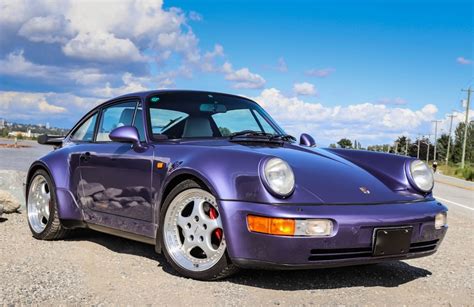 1993 Porsche 964 36 Turbo Pts Lavender Blue Porsche Valuation