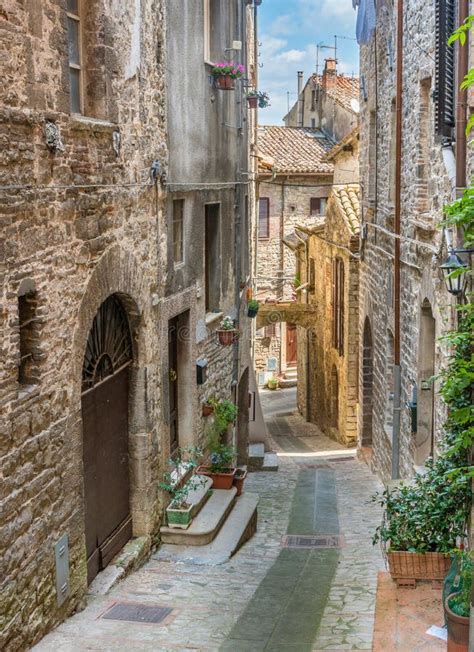 Todi Beautiful Town In The Province Of Perugia Umbria Central Italy