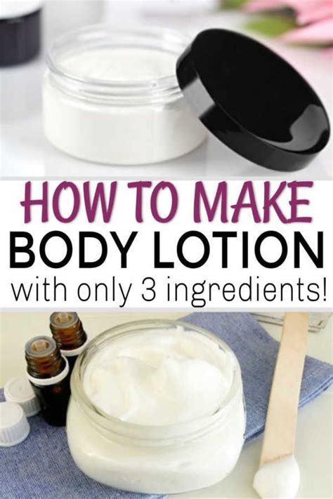 How To Make Lotion Easy Homemade Lotion Recipe In Homemade Lotion Recipe Lotion Recipe